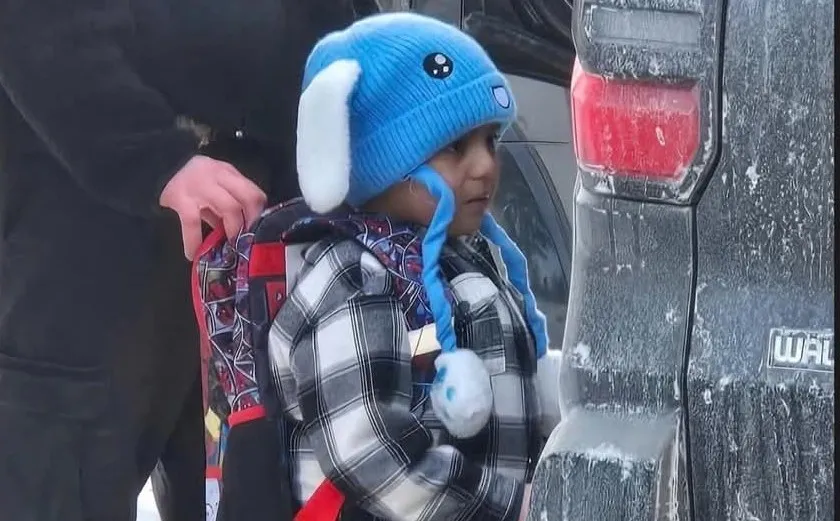 Five-year-old child was detained by ICE alongside his father