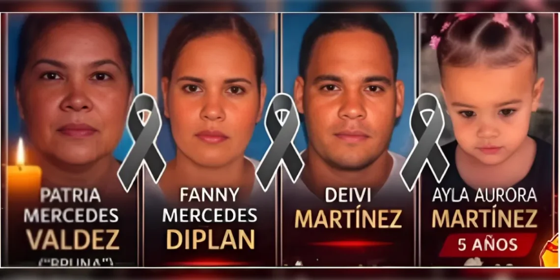 Ultimo adios de las 4 personas del accidente en Bonao